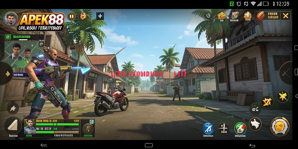 Tampilan antarmuka utama APEK88 yang user-friendly.