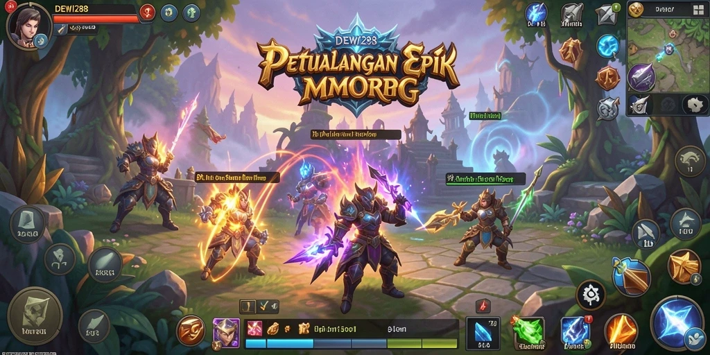 Tampilan gameplay <strong>DEWI288</strong> menunjukkan aksi seru dan interaksi antar pemain.