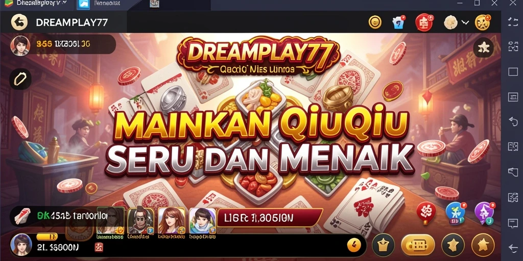 Tampilan gameplay QiuQiu yang menarik dan kompetitif.