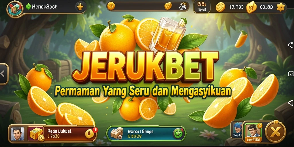 Tampilan seru dari gameplay JERUKBET yang menampilkan aksi taruhan.