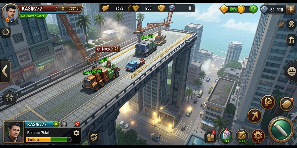 Tampilan gameplay KASIR777 yang mendebarkan dalam pertahanan menara.