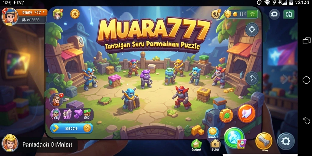 Tampilan gameplay menarik dari MUARA777 saat menyelesaikan puzzle.