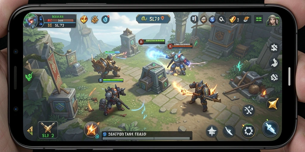 Tampilan menarik dari gameplay SLG di SL72.