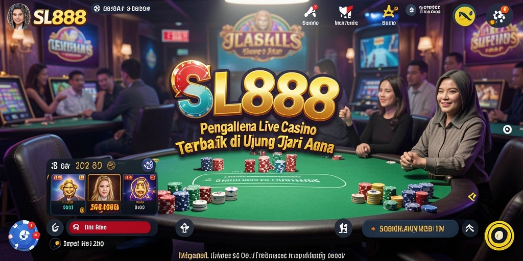 Screenshot gameplay SL888 menampilkan pengalaman Live Casino yang menarik.